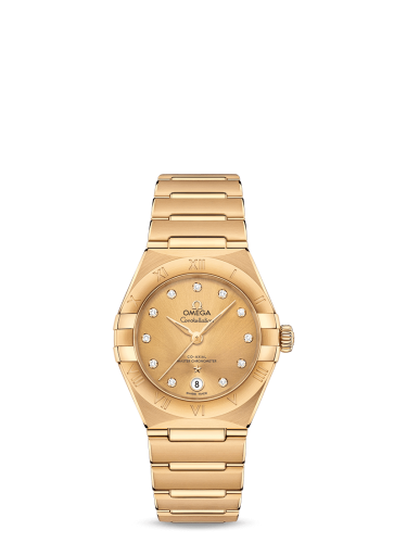 Omega Constellation Manhattan 29 Co-Axial Master Chronometer Yellow Gold / Champagne